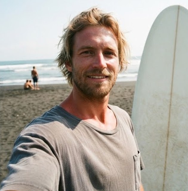 Surfer on the beach