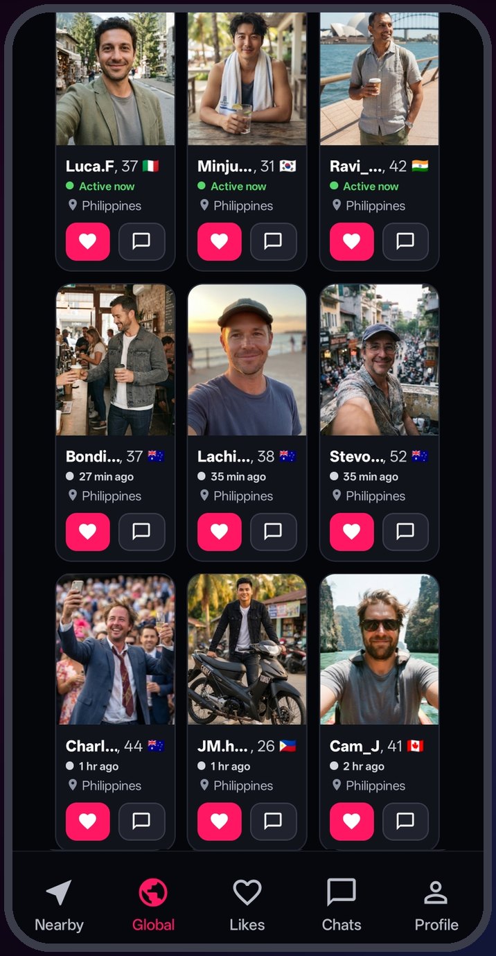 The Global screen